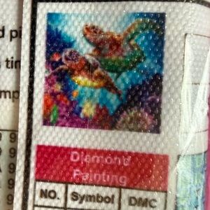 Colorful Sea Turtle Diamond Painting Kit